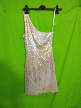 As U Wish One Shoulder Sequin Dress