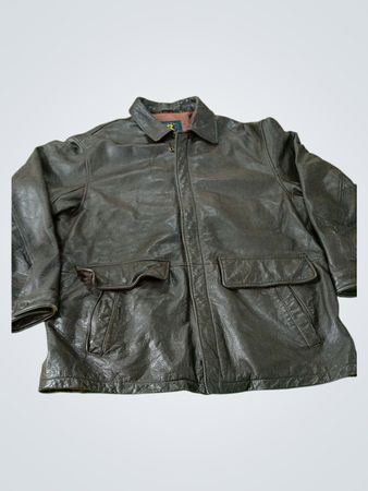 ROOM CLUB Brown Leather Jacket