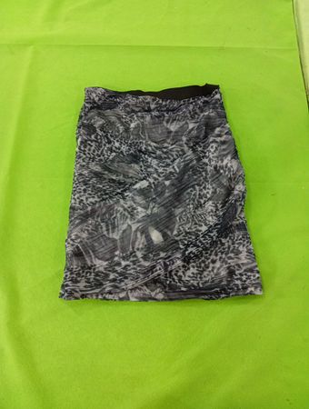 Lapis Printed Sheer Mini Skirt