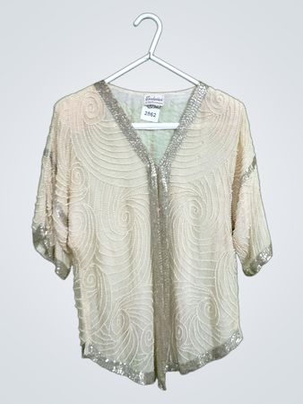 Exklusiv von Jainsons International beaded Top