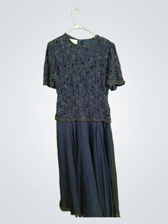 Laurence Kazar New York Perlenkleid