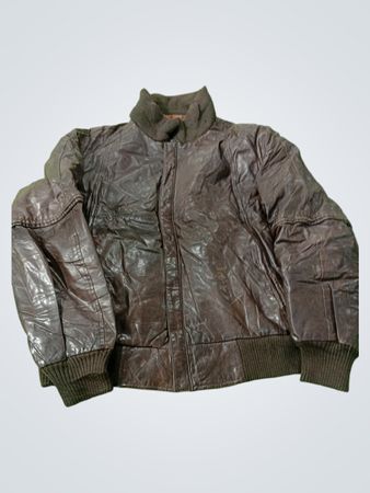 Weatherogue Leather Bomber Jacket