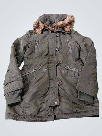 Miss Sixty Fur Hooded Parka Jacket