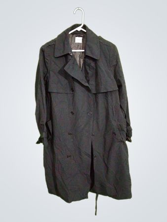 City Chic Black Trench Coat