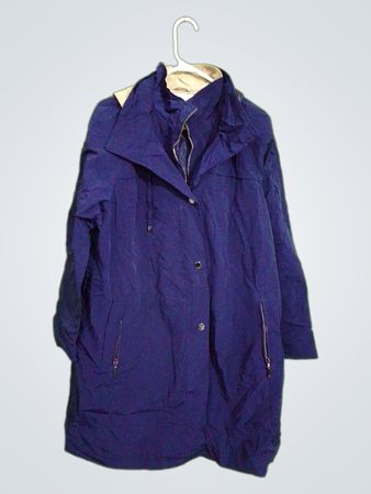 Coldwater Creek Blue Hooded Jacket