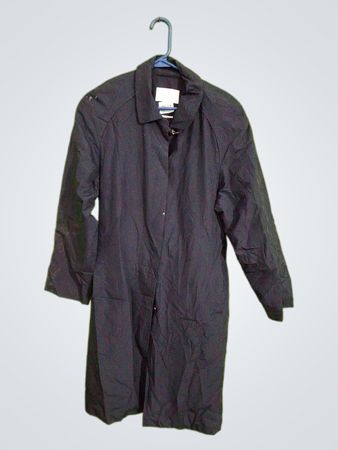 Prestige Elegance Black Trenchcoat mit Gürtel