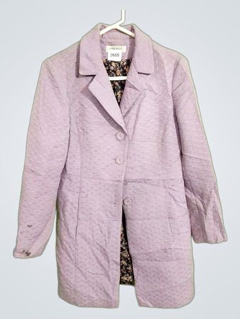 Nine West Lavender Quilted Blazer