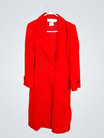 BERT NEWMAN PETITE Roter Mantel