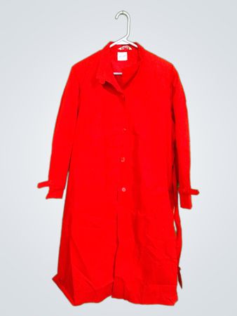 Red Coat with Belt