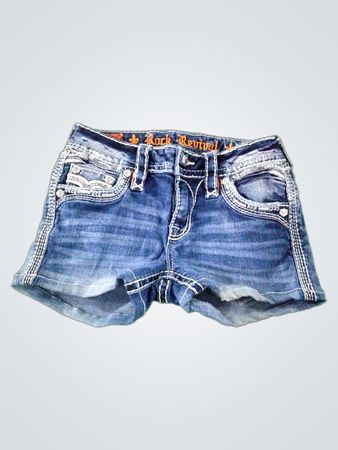 Rock Revival Denim Shorts