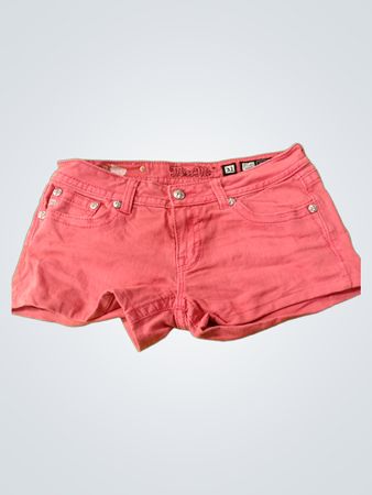 Miss Me Pink Denim Shorts