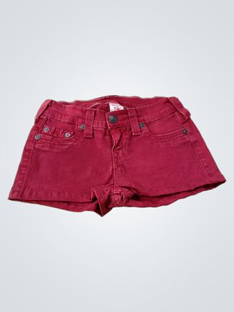 True Religion Brand Jeans Burgundy Shorts