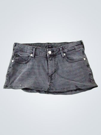 True Religion Women's Black Denim Shorts
