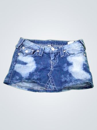 True Religion Brand Jeans World Tour Section Skinny Skirt