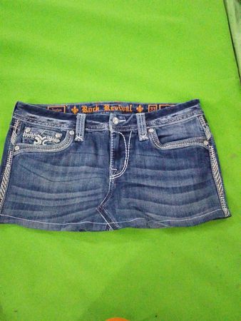 Rock Revival Denim Skirt