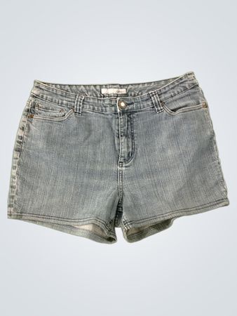 Chico's Platinum Denim Shorts