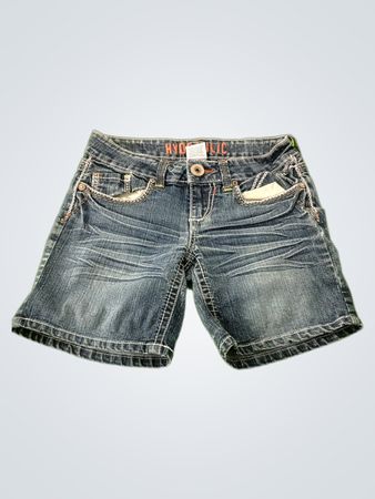 Hydraulic Denim Shorts