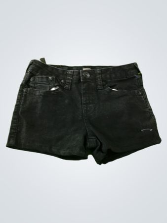 True Religion Black Denim Shorts