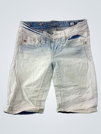 Miss Me Denim Bermuda Shorts