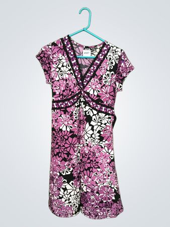 APT.9 Petite PM Made in Vietnam Floral Print Dress