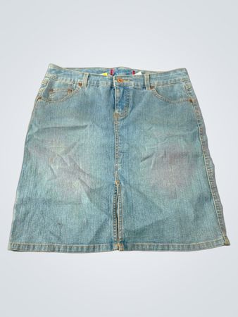 Light Wash Denim Skirt
