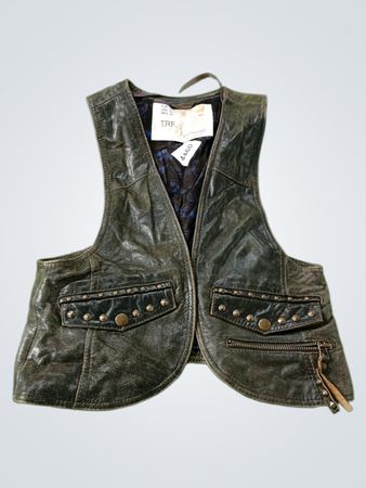 TRF Leather Collection Vest