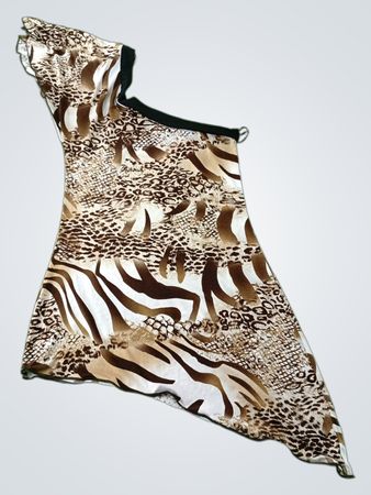 Tally Weijl Animal Print One-Shoulder Top