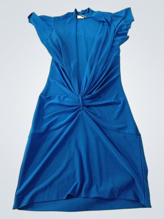 Wet Seal Blue Draped Dress