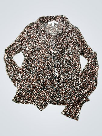 SWEET RAIN YOUNGCONTEMPORARY Women's Printed Button-Up Shirt