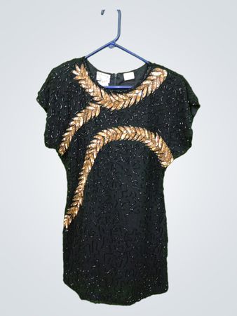 Stenay Black Beaded Dress