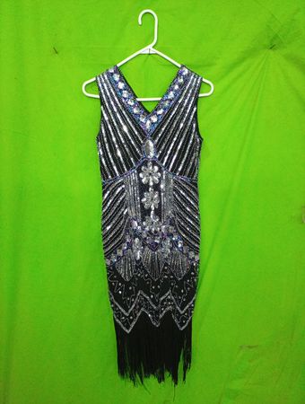 Spirit Pailletten Flapper Kleid