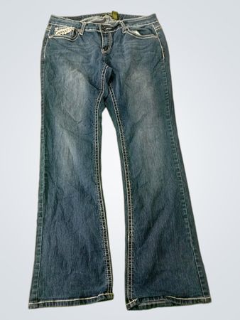 ZCO JEANS Women's Embellished Bootcut Jeans Size 16