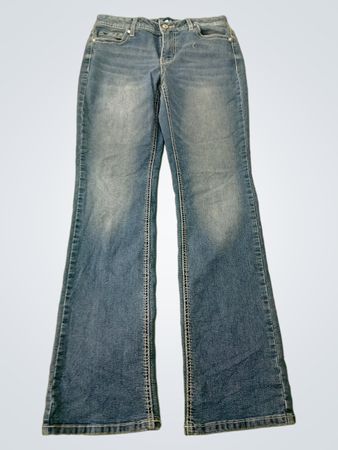 PROJECT INDIGO Women's Bootcut Jeans with Embellished Pockets