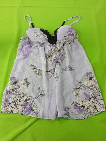 Apt 9 Lilac Floral Print Babydoll