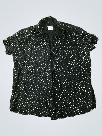 NANA JUDY Black Polka Dot Shirt 1250