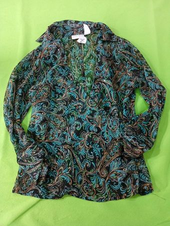 Jaclyn Smith Printed Blouse