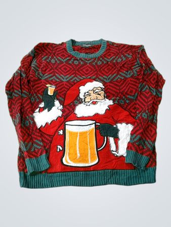 33Degrees Santa Beer Christmas Sweater