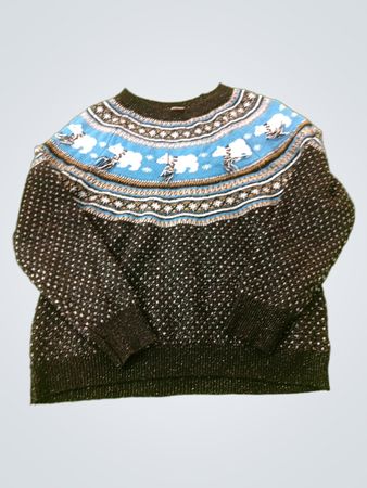 Holiday Time Polar Bear Fair Isle Sweater