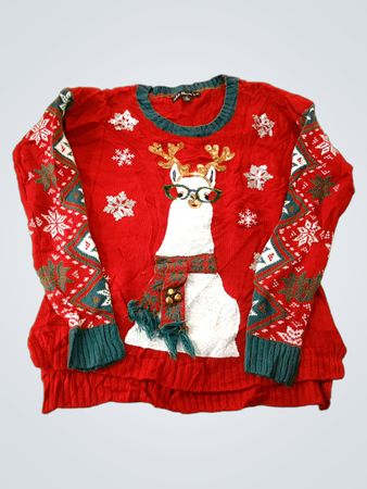 Pulls des États-Unis Femmes Noël Lama Moche