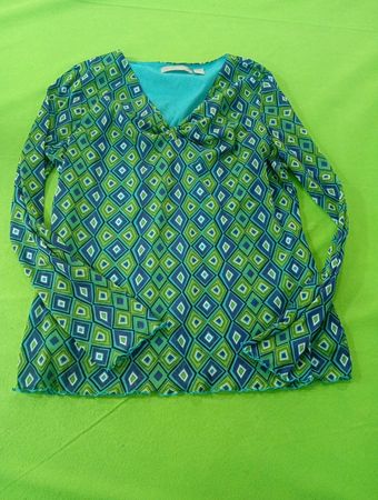 Liz Claiborne Langarm-Print-Bluse