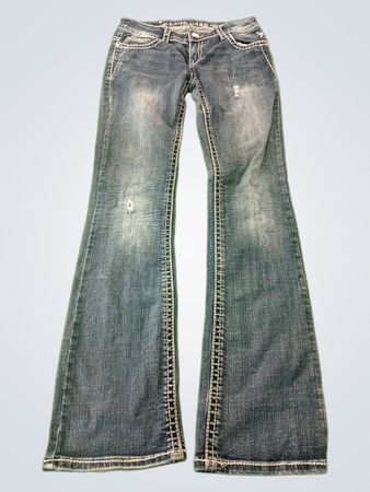 Live Hard Damen Schlagjeans