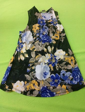 INC International Concepts Sleeveless Floral Print Top