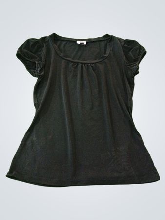 Worthington Schwarz Kurzarmoberteil