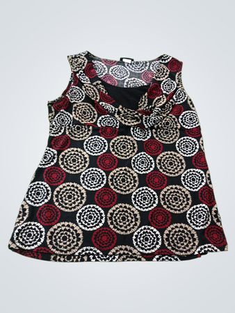 PERCEPTION CONCEPT Sleeveless Cowl Neck Top