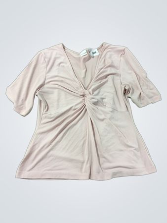 Newport News Pink Twist Front Top