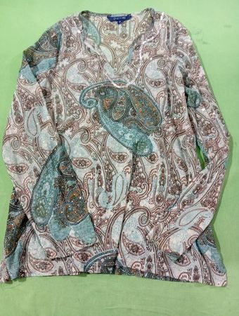 ENCORE Paisley Print Blouse