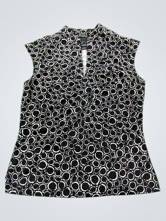 Top sans manches Kenneth Cole New York avec imprimé circulaire