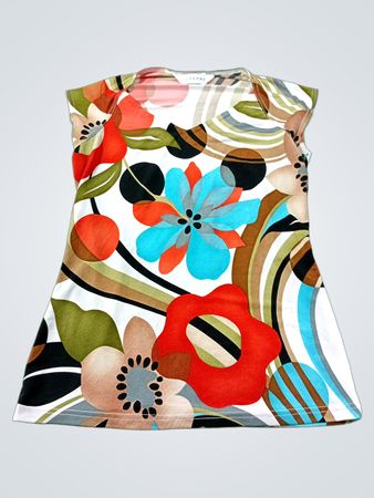 Top sans manches à imprimé floral CURRENT