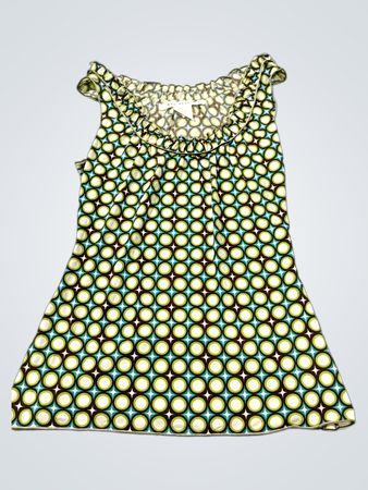 Max Studio Geometric Print Sleeveless Top