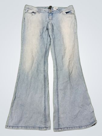 e.sem Damen Light Wash Flare Jeans Größe 13S